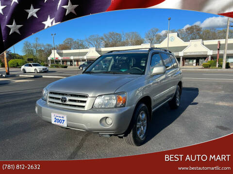 2007 Toyota Highlander for sale at Best Auto Mart in Weymouth MA