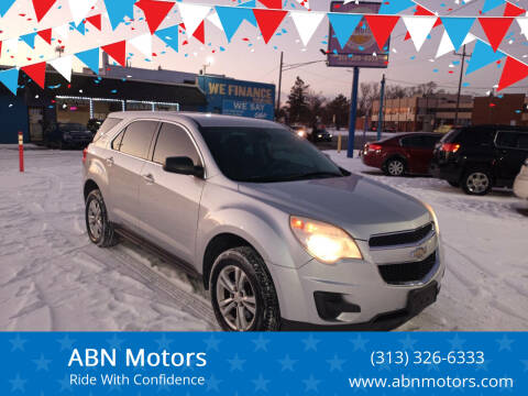 2012 Chevrolet Equinox for sale at ABN Motors in Redford MI