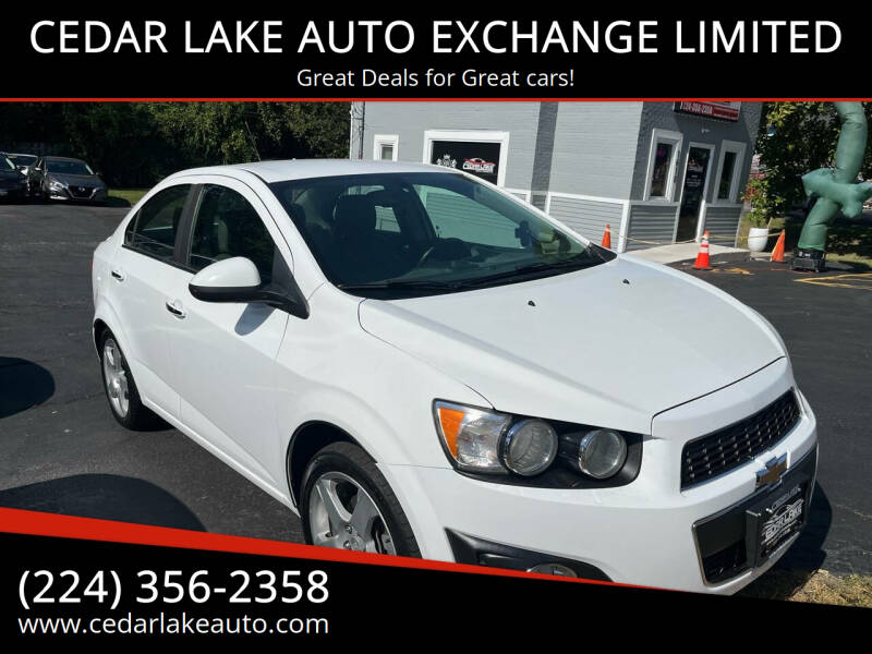 2015 Chevrolet Sonic for sale at CEDAR LAKE AUTO EXCHANGE LIMITED in Round Lake Beach IL