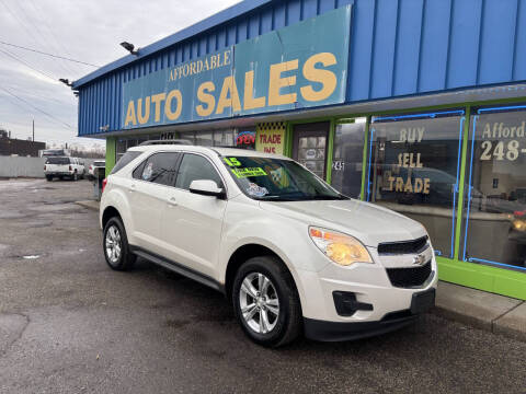 2015 Chevrolet Equinox for sale at Affordable Auto Sales of Michigan in Pontiac MI