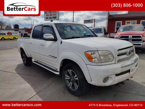 2006 Toyota Tundra for sale at Better Cars in Englewood CO
