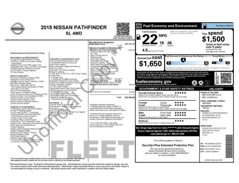 2018 Nissan Pathfinder SL