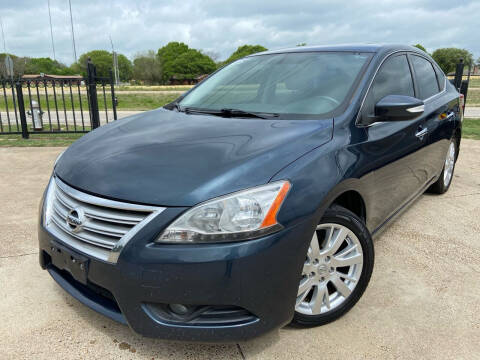 2013 Nissan Sentra for sale at Texas Luxury Auto in Cedar Hill TX