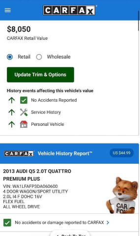 2013 Audi Q5 2.0T quattro Premium Plus