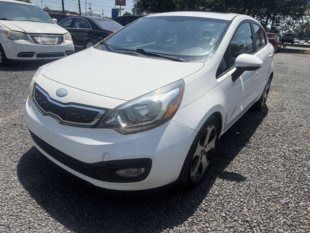 White 2013 Kia Rio EX EX 4dr Sedan 1