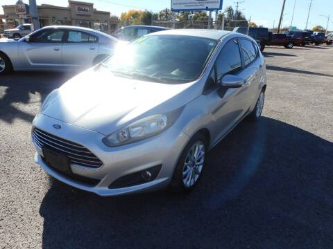 2014 Ford Fiesta for sale at AUGE'S SALES AND SERVICE in Belen NM