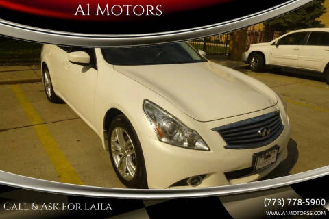 2013 Infiniti G37 Sedan for sale at A1 Motors Inc in Chicago IL