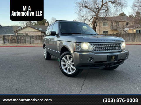 2008 Land Rover Range Rover for sale at M-A Automotive LLC in Aurora CO