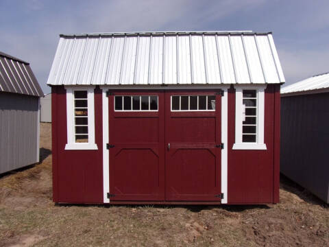  10 x 12 side lofted barn for sale at Extra Sharp Autos in Montello WI