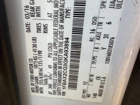 2016 Ford Transit 350 XLT