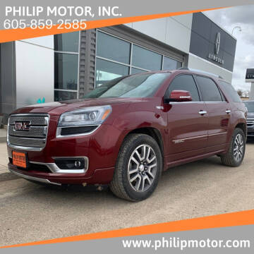 2015 GMC Acadia for sale at Philip Motor Inc in Philip SD