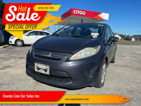 2013 Ford Fiesta for sale at County Line Car Sales Inc. in Delco NC