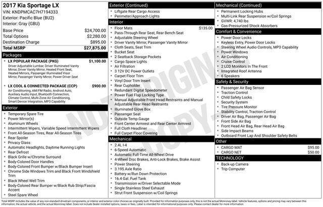 2017 Kia Sportage LX