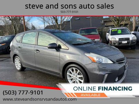 2013 Toyota Prius v for sale at steve and sons auto sales in Happy Valley OR