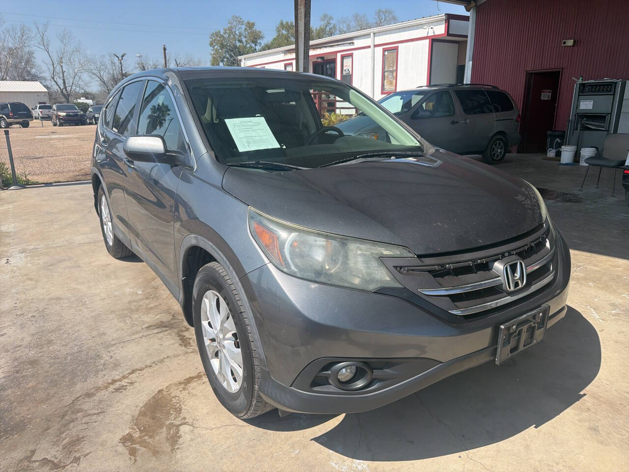 Gray 2013 Honda CR-V EX EX 4dr SUV 1