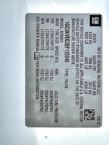 2014 Chevrolet Silverado 2500HD Work Truck