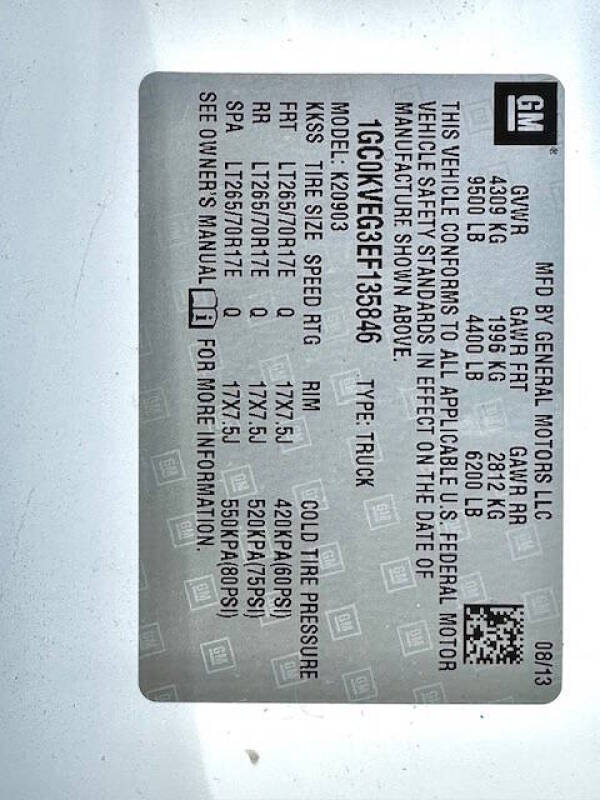 2014 Chevrolet Silverado 2500HD Work Truck