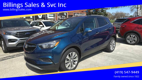 2019 Buick Encore for sale at Billings Sales & Svc Inc in Clyde OH