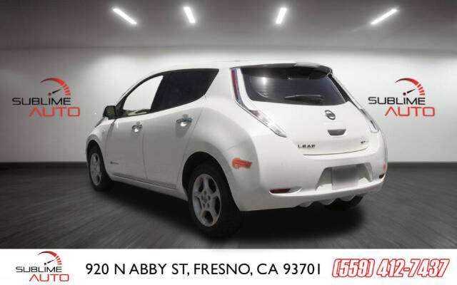 2012 Nissan LEAF for sale at SUBLIME AUTO in Fresno, CA