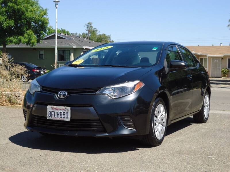 2015 Toyota Corolla for sale at Moon Auto Sales in Sacramento CA
