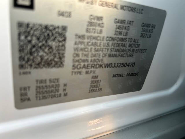 2018 Buick Enclave Avenir