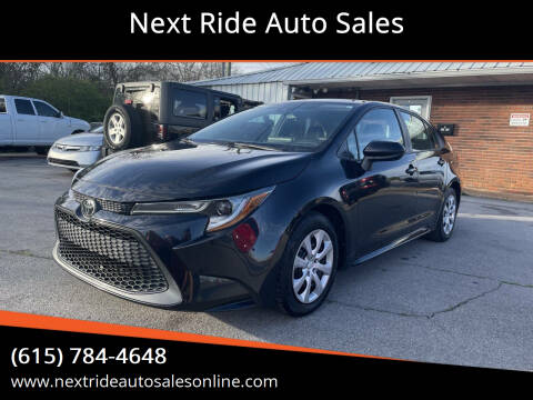 2020 Toyota Corolla for sale at Next Ride Auto Sales in Lebanon TN