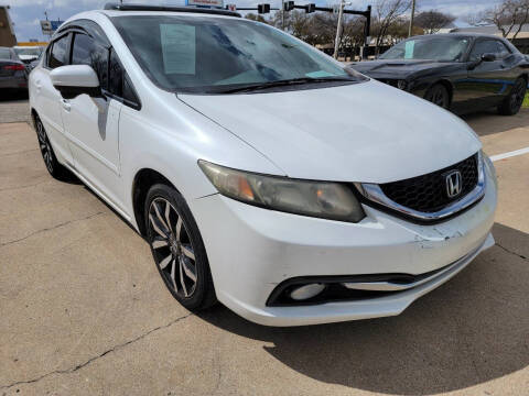 2015 Honda Civic for sale at DFW Car Mart in Arlington TX
