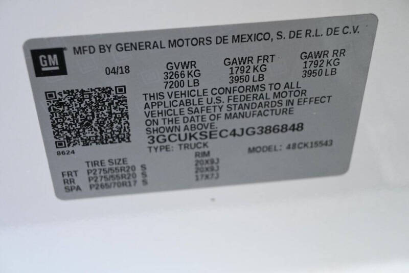 2018 Chevrolet Silverado 1500