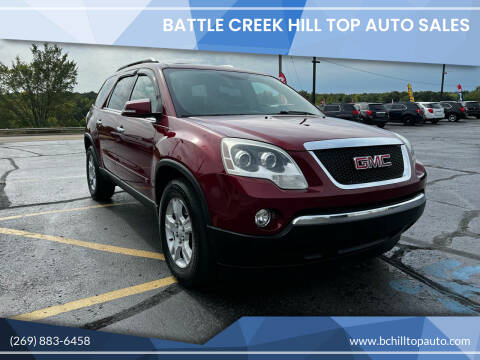 2009 GMC Acadia for sale at Battle Creek Hill Top Auto Sales in Battle Creek MI