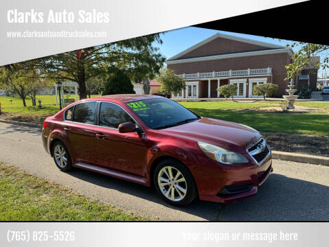 2013 Subaru Legacy for sale at Clarks Auto Sales in Connersville IN