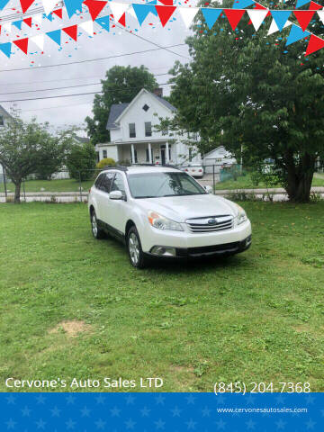 2010 Subaru Outback for sale at Cervone's Auto Sales LTD in Beacon NY