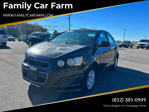 2012 Chevrolet Sonic for sale at Family Car Farm in Princeton IN