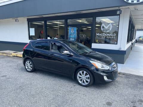 2014 Hyundai Accent for sale at MacDonald Motor Sales in High Point NC