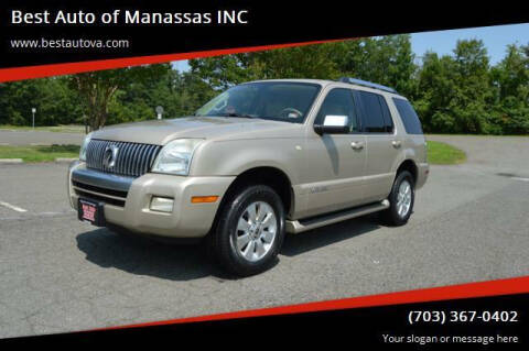 2007 Mercury Mountaineer for sale at Best Auto of Manassas INC in Manassas VA