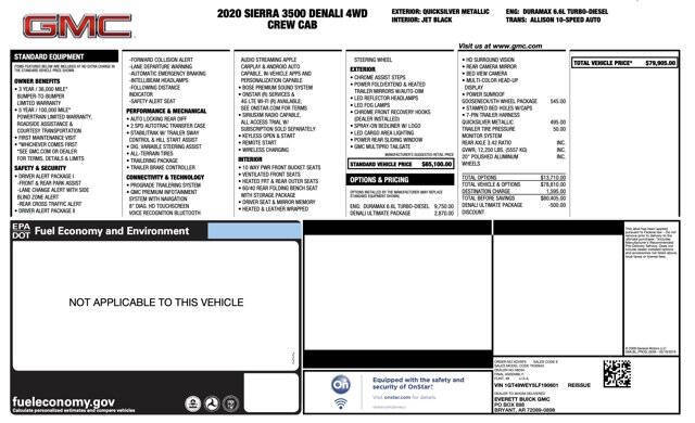 2020 GMC Sierra 3500HD