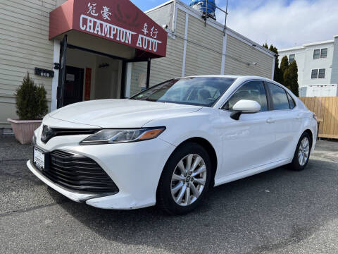 2018 Toyota Camry for sale at Champion Auto LLC in Quincy MA