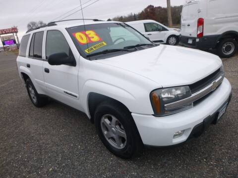 2003 Chevrolet TrailBlazer for sale at Country Side Car Sales in Elk River MN