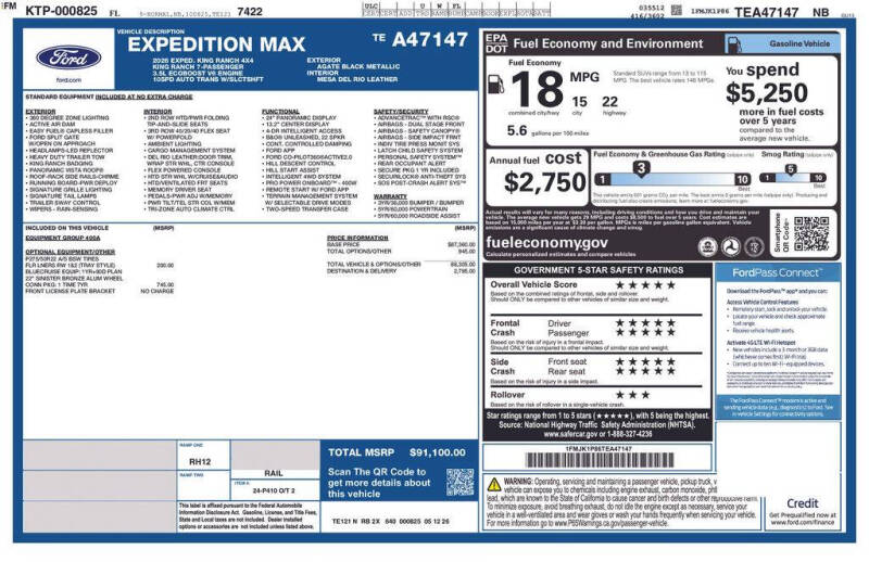 2026 Ford Expedition MAX King Ranch