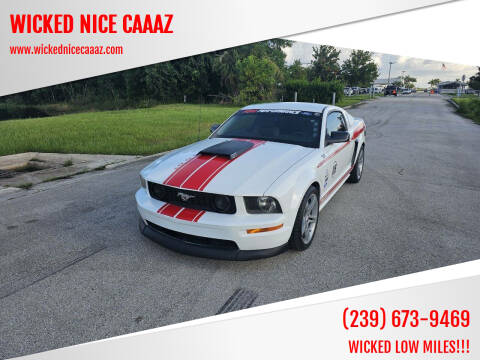 2005 Ford Mustang for sale at WICKED NICE CAAAZ in Cape Coral FL