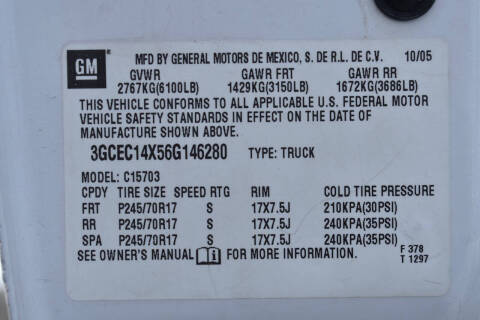 2006 Chevrolet Silverado 1500 Work Truck