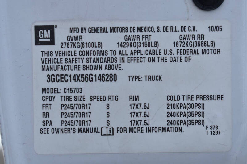 2006 Chevrolet Silverado 1500 Work Truck