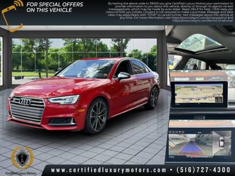 2018 Audi S4 for sale at Certified Luxury Motors in Great Neck NY