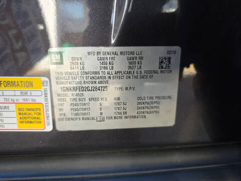 2016 Chevrolet Traverse LS