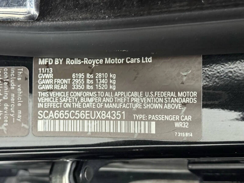 2014 Rolls-Royce Wraith