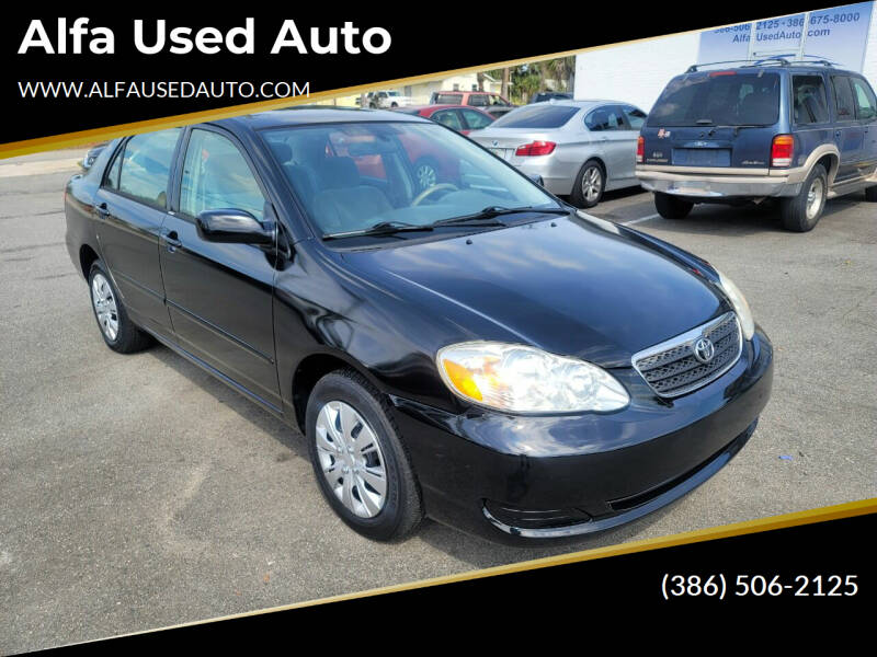 2005 Toyota Corolla for sale at Alfa Used Auto in Holly Hill FL