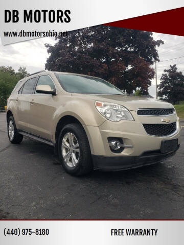 2012 Chevrolet Equinox for sale at DB MOTORS in Eastlake OH