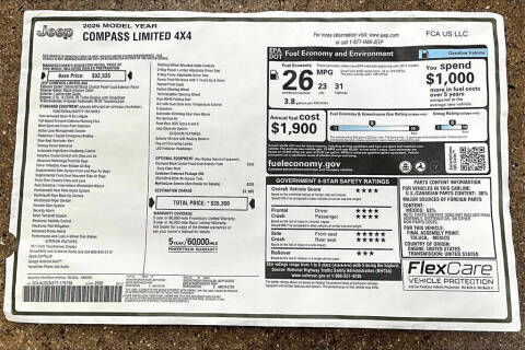 2026 Jeep Compass Limited