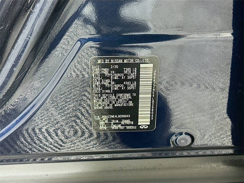 2020 Infiniti QX80 Luxe