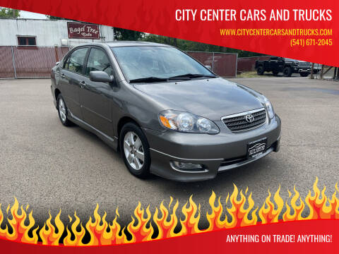 2007 Toyota Corolla for sale at City Center Cars and Trucks in Roseburg OR