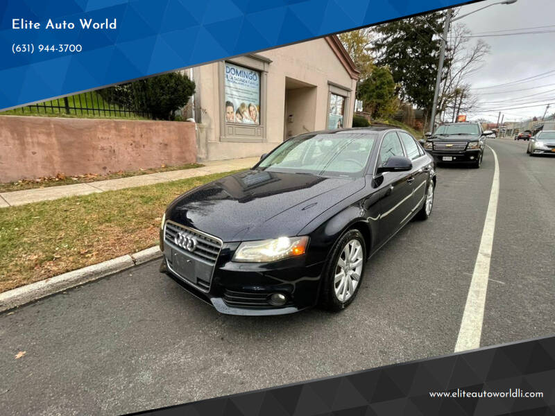 2009 Audi A4 for sale at Elite Auto World in East Meadow NY